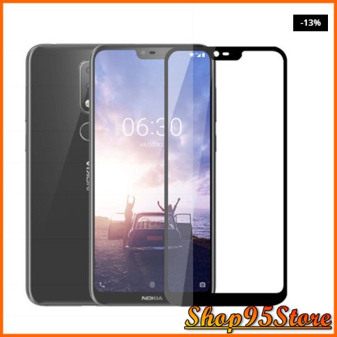 Cường lực Full màn Full keo Nokia X6 / Nokia 6.1 Plus Nokia X7 / Nokia 8.1 Plus Nokia X10 Nokia X20 ,Carbon mặt lưng