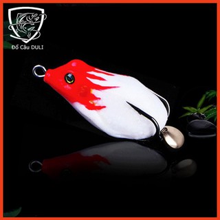 Mồi câu lure cá lóc cá xộp THUNDER FROG Nhái hơi Lưng Đốm Mồi giả câu cá MG-18 ( giá siêu khuyến mại )
