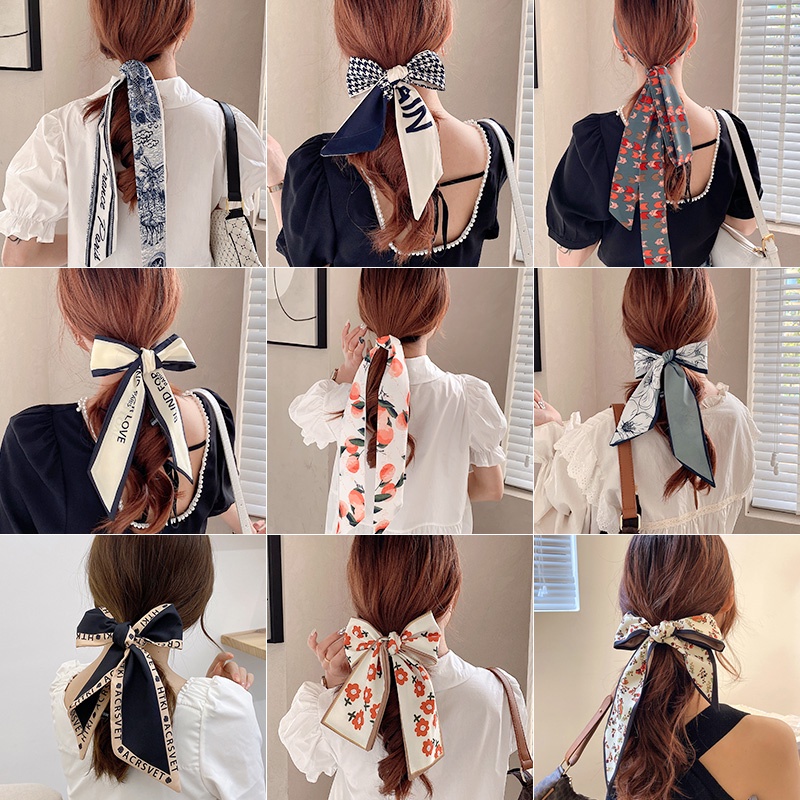 Băng Đô Nơ Dài Đa Năng Thời Trang Hàn Quốc