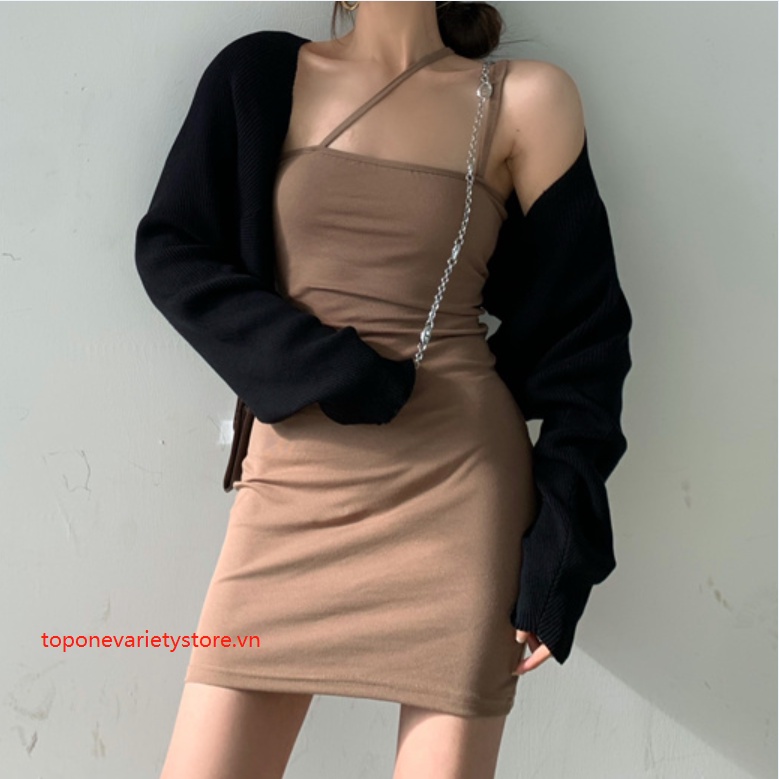 Áo Len Lửng Tay Dài Thời Trang Cho Nữ