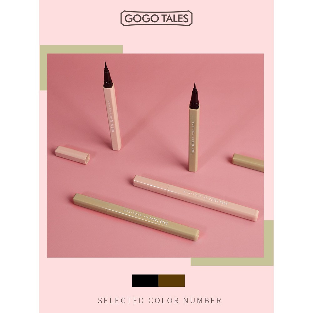 Gogo Tales [Hàng mới về] Bút Kẻ Mắt Nước Lâu Trôi Chống Thấm Nước Nhanh Khô Gogo Tales | BigBuy360 - bigbuy360.vn