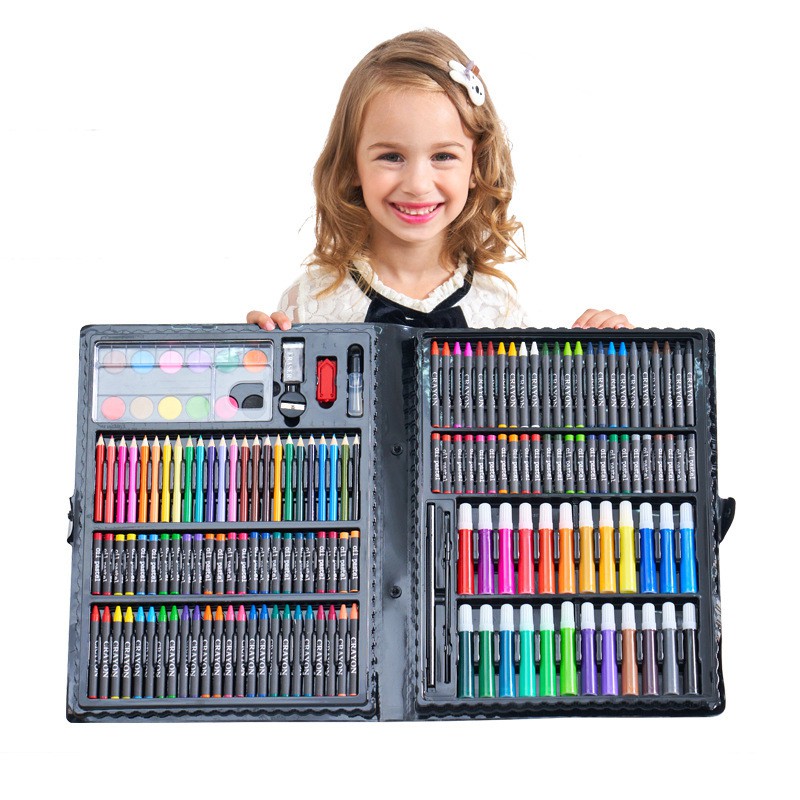 Hộp Bút Chì Màu 168 Món Kid's Art Set Back To School Cho Bé