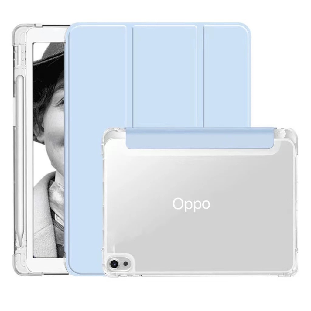 Tri Bao Da Máy Tính Bảng PU + TPU Mềm Nắp Gập Từ Tính Thông Minh Cho OPPO Pad Air 10.36 "2022 OPD2102 X21N2 Ipad Air 10.4" Ốp