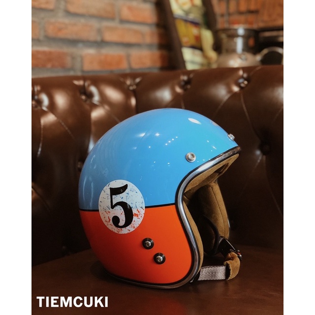Nón bảo hiểm Kraft Helmet - 05 - Vintage Motocycle