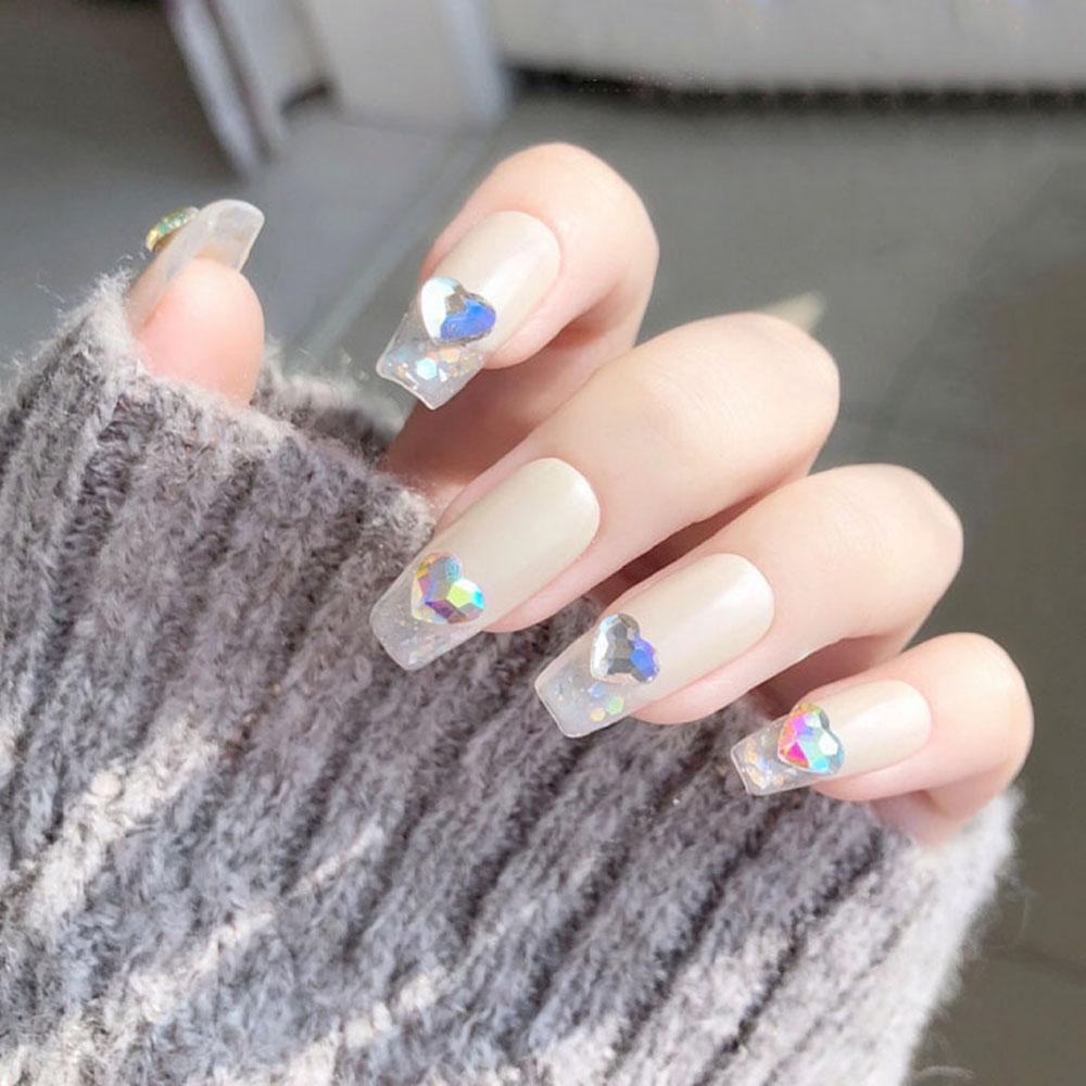 Phụ Kiện Trang Trí Móng Nghệ Thuật Hình Nơ / Trái Tim / Trái Tim Xinh Xắn
