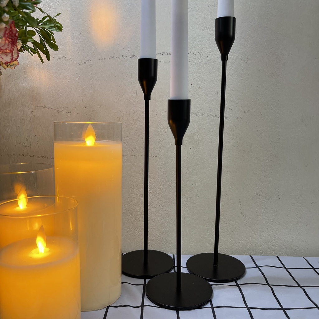 Chân nến kim loại mạ vàng để bàn tiệc ,decor nhà hàng khách sạn .