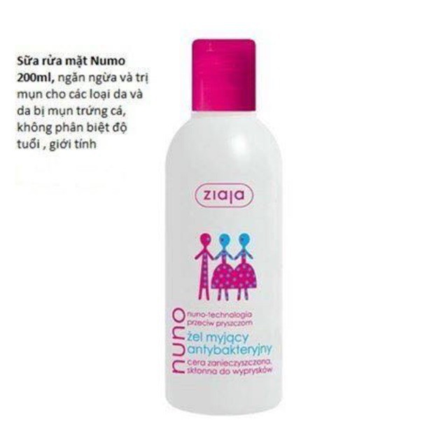 Sữa rửa mặt Nuno Ziaja dành cho da dầu mụn - Ziaja Nuno 200ml | BigBuy360 - bigbuy360.vn