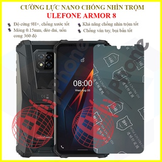 Dán chống nhìn trộm Ulefone Armor 8 - Dán cường lực dẻo nano 9H+