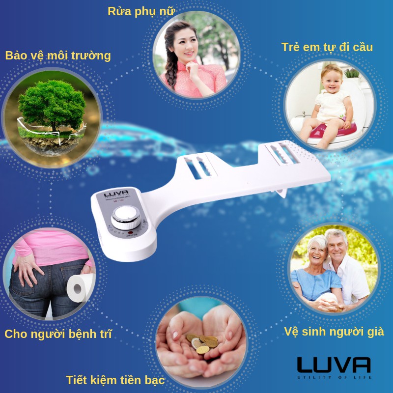 GIÁ HỦY DIỆT _Vòi rửa vệ sinh thông minh Bidet HB8000