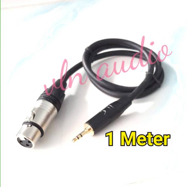 Dây Cáp Kết Nối Xlr Cái Sang Jek Trs 3.5 mm Dài 1m