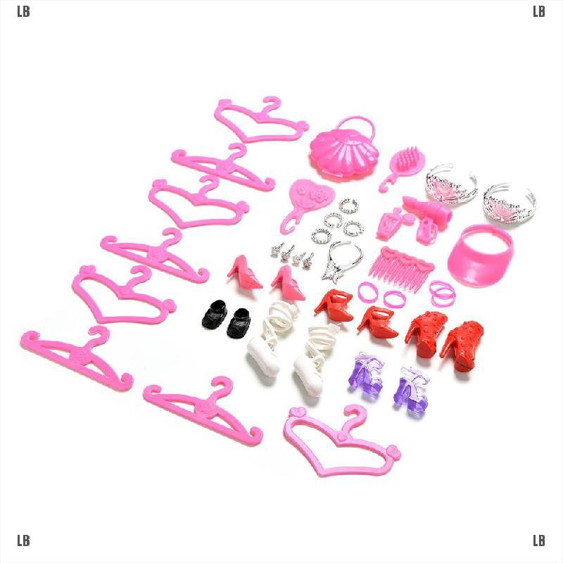 Set 45 Món Phụ Kiện Đồ Chơi Cho Búp Bê Barbie