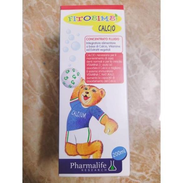 [GIÁ GỐC] Fitobimbi Calcio – Bổ sung canxi và vitamin cho trẻ CHAI 200 ML