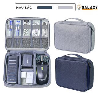 [Nhập GALA10 giảm 10%] Túi Bảo Vệ Phụ Kiện Thông Minh Đa Năng Cao Cấp Galaxy Store GTPK01 (17x14x5 cm) - Hàng Chính Hãng