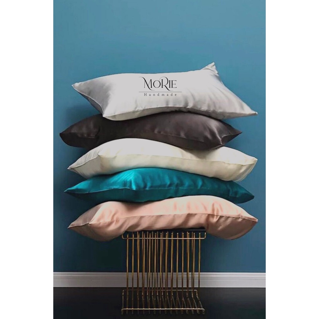 Vỏ Gối Lụa 100% Mulberry Cao Cấp ngăn nếp nhăn, chống lão hóa da và xơ rối tóc - Mulberry Silk Pillowcase