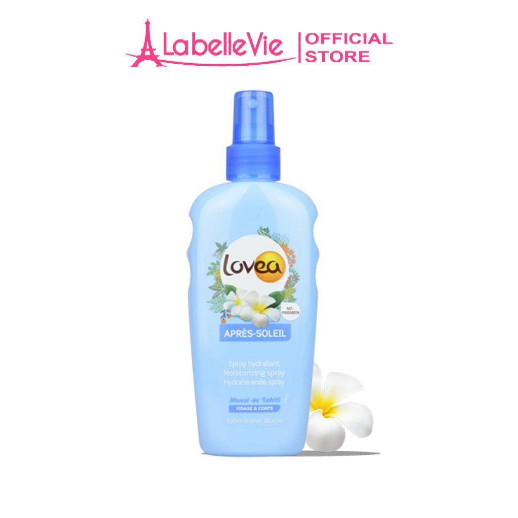 Xịt dưỡng da cao cấp Lovea phục hồi da sau khi đi nắng, nuôi dưỡng da mềm mại 200ml