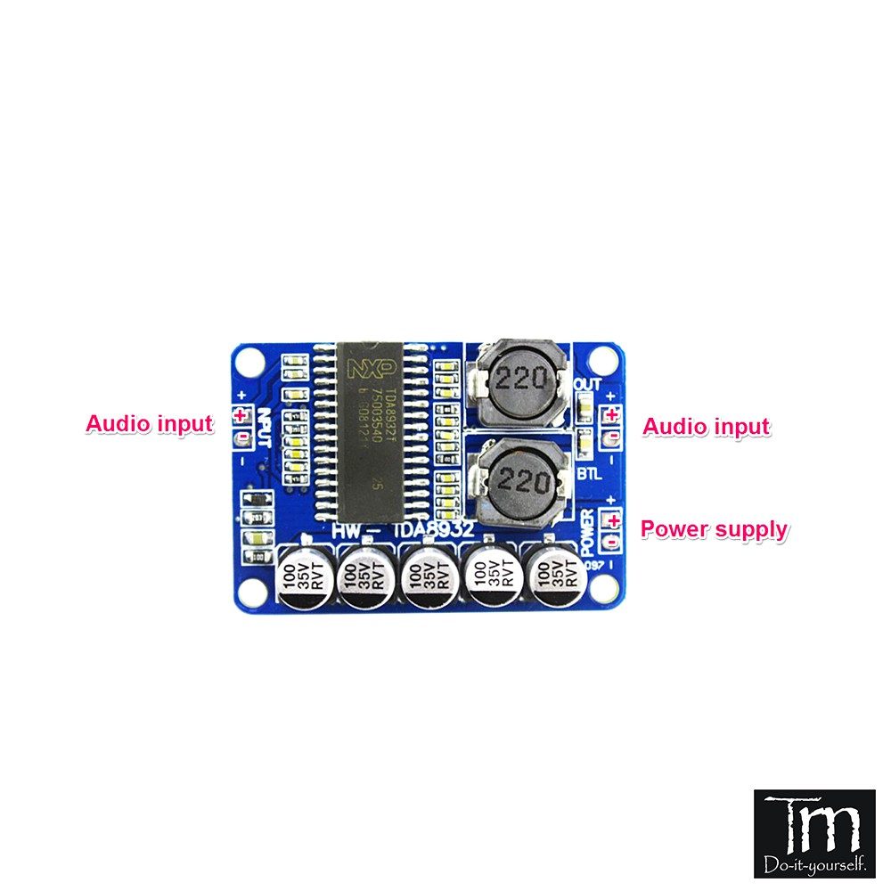 Mạch Khuếch Đại Âm Thanh Mono TDA8932 35W