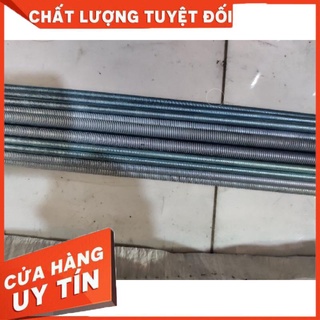 5 thanh ty ren mỗi thanh dài 1m,thanh sắt răng vặn dài
