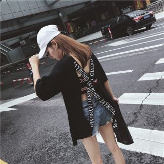 Áo thun unisex 2 vạt chéo