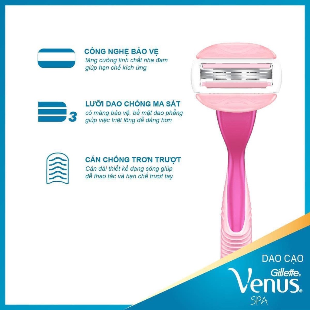 Dao cạo dành cho nữ Gillette Venus Comfortglide White Tea