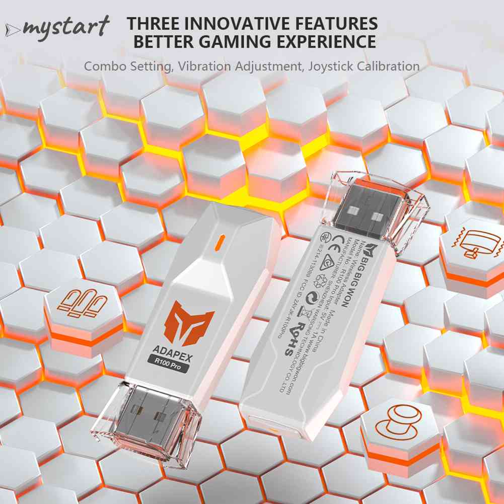 Bộ Chuyển Đổi Không Dây USB BIGBIG WON R100 Cho Windows Switch PS4 PS5 XBOX One S