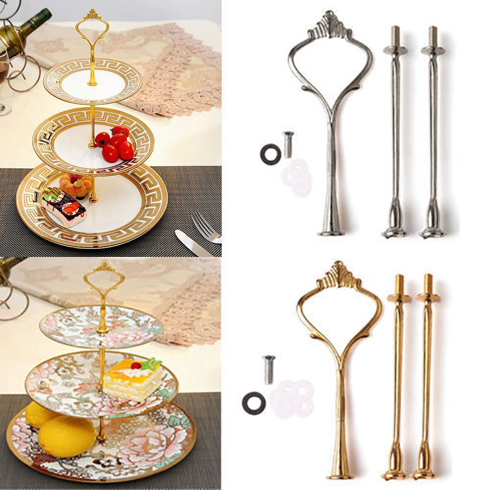 Giá trưng bày đĩa bánh 2/3 tầng trang trí tiệc