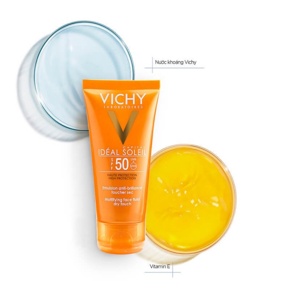 Kem chống nắng Vichy Capital Ideal Soleil SPF50 cho da dầu, da mụn, nhạy cảm (50ml)