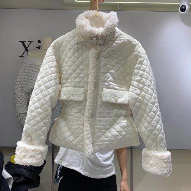 Áo Phao trần ô trám