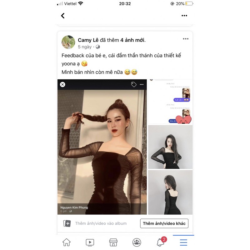 Đầm body phối lưới yoona