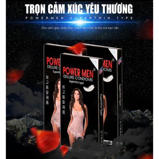 Bao cao su siêu mỏng Power Men Super thin