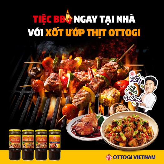 Gia Vị Ướp Thịt Bò Ottogi Chính Hãng Hũ 240G