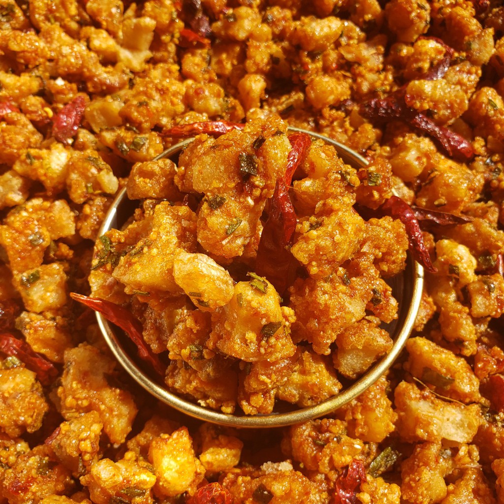 Tóp Mỡ Liền Da Sốt Mắm Hành - Hộp 250gr | BigBuy360 - bigbuy360.vn