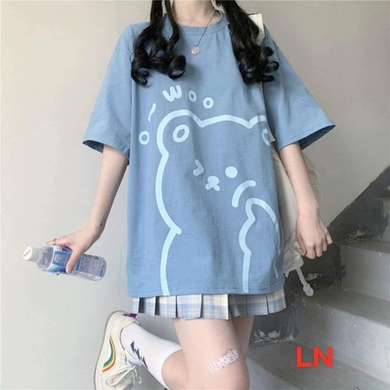 Áo phông gấu WOO LN11