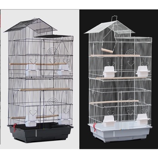 LỒNG MÁI NHÀ (46x36x100) NUÔI VẸT LB, COCKATEIL, SUN, NGỰC HỒNG, RING, HAHN MACAW, MONK, GREENCHECK (màu ngẫu nhiên