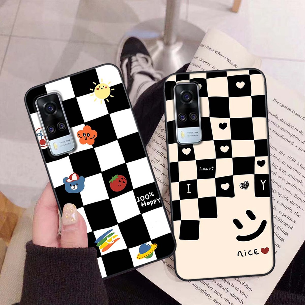 Ốp Vivo Y51 2020 họa tiết hoa, gấu thời trang, ốp dẻo bền đẹp