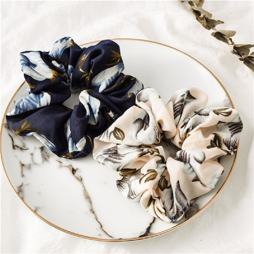 Flower Girls Stretchy Scrunchie Ponytail Holder Hair Rope