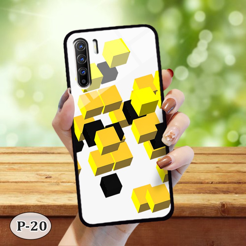Ốp lưng kính OPPO Reno 3 5G/ Find X2 Lite- hình 3D