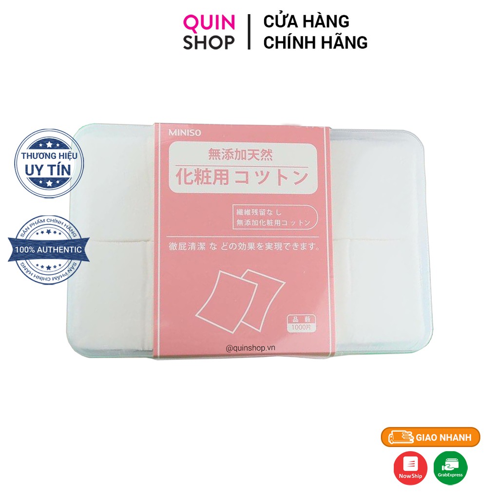 Bông Tẩy Trang Miniso 1000 Miếng | BigBuy360 - bigbuy360.vn