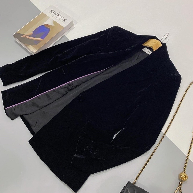Blazer MANGO nhung