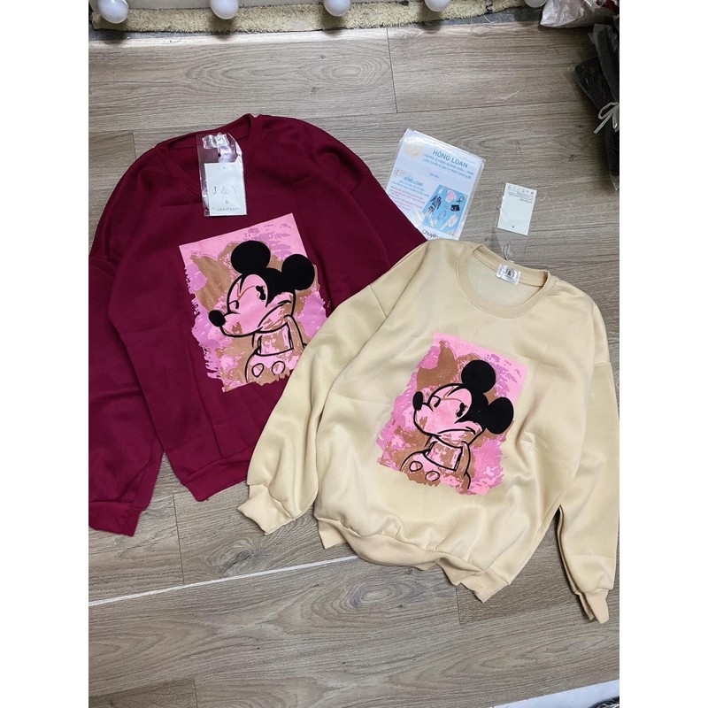 Áo nỉ 2 màu dành cho nữ ( chất nỉ bông ) | BigBuy360 - bigbuy360.vn