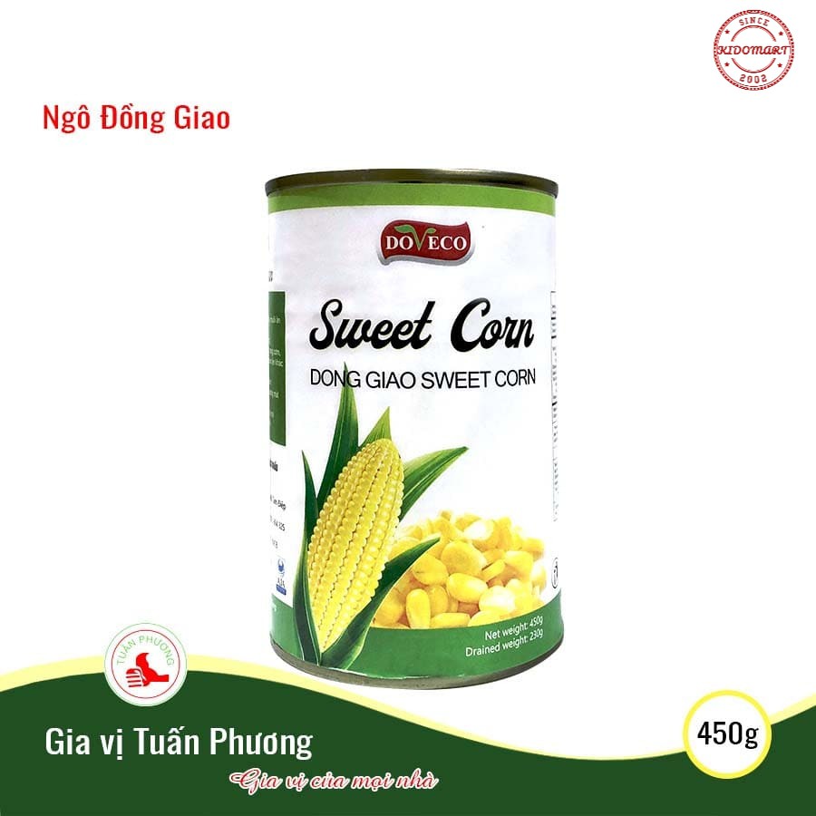 Ngô Ngọt Đồng Giao Doveco 450gr