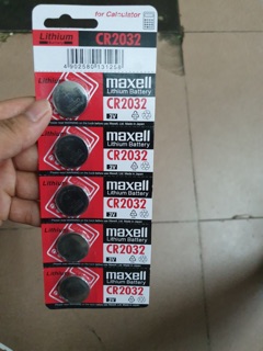 Pin dẹt 3 v Cr2032 maxell