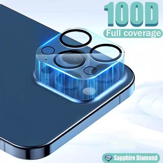 Kính cường lực bảo vệ camera sau điện thoại trong suốt 3D cho iPhone 12 11 Pro Max 12 Mini