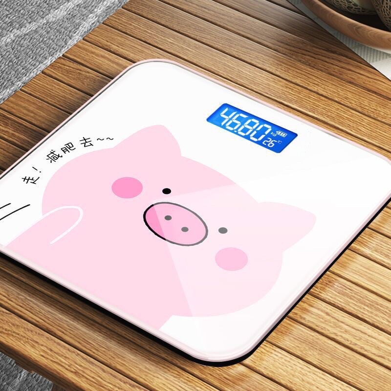 Cân Điện Tử Sức Khoẻ Hình Chú Heo Xinh Xắn Chính Hãng