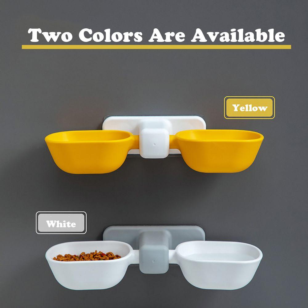 Bát Đôi Gắn Tường Bảo Vệ Cột Sống Có Thể Điều Chỉnh Đa Năng Cho Thú Cưng