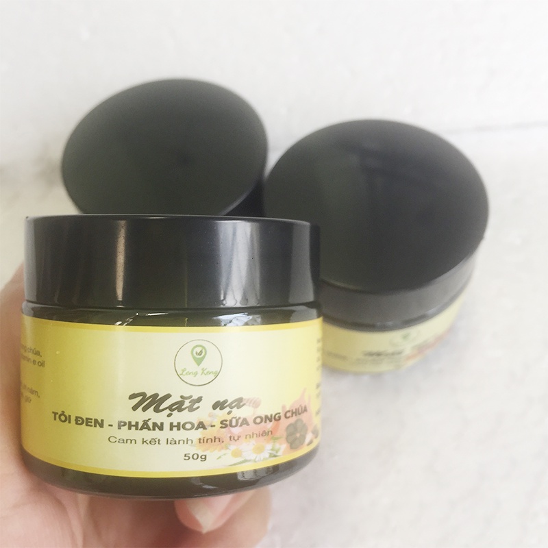 6 Loại Mặt Nạ Diếp Cá - Tỏi Đen - Cao Tinh Nghệ - Tía Tô - Ngải Cứu - Sữa Ong Chúa Tươi - HandMade 100% Thiên Nhiên