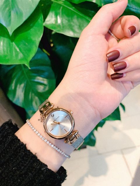 Đồng hồ nữ Anne Klein mặt 26mm dây mesh siêu hot siêu xinh đủ màu
