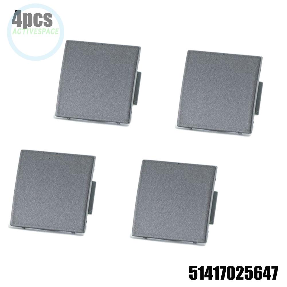 4pc Door Panel Cover Plug 51417025647 For BMW 7 Series E65 E66 745i 02-08  Grey