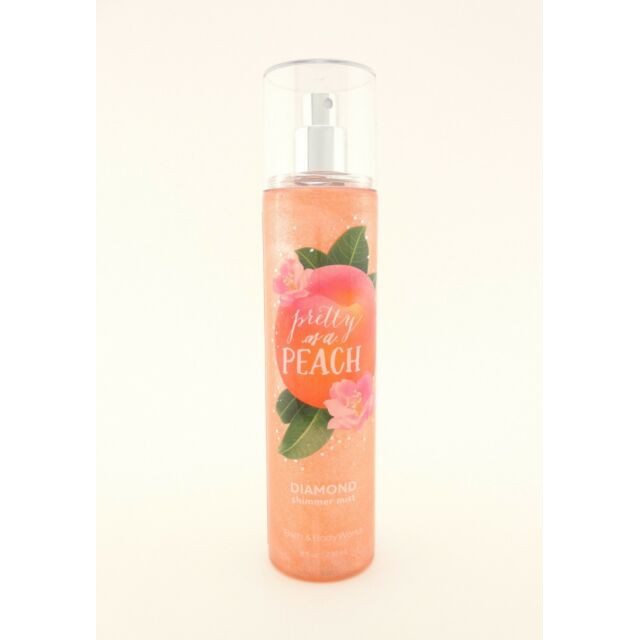 [MINI] Xịt Thơm Có Nhũ Bath & Body Works Fine Fragrance Mist Hương - PRETTY AS A PEACH DIAMOND SHIMMER MIST | Thế Giới Skin Care