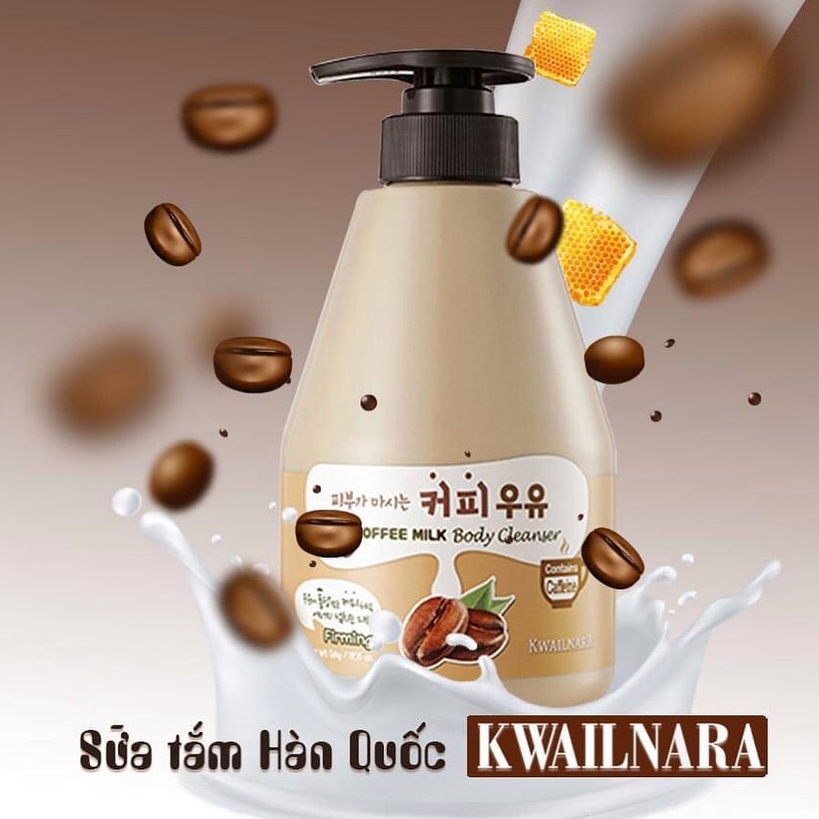 Sữa tắm cao cấp tinh chất Cà Phê Kwailnara Hàn Quốc
