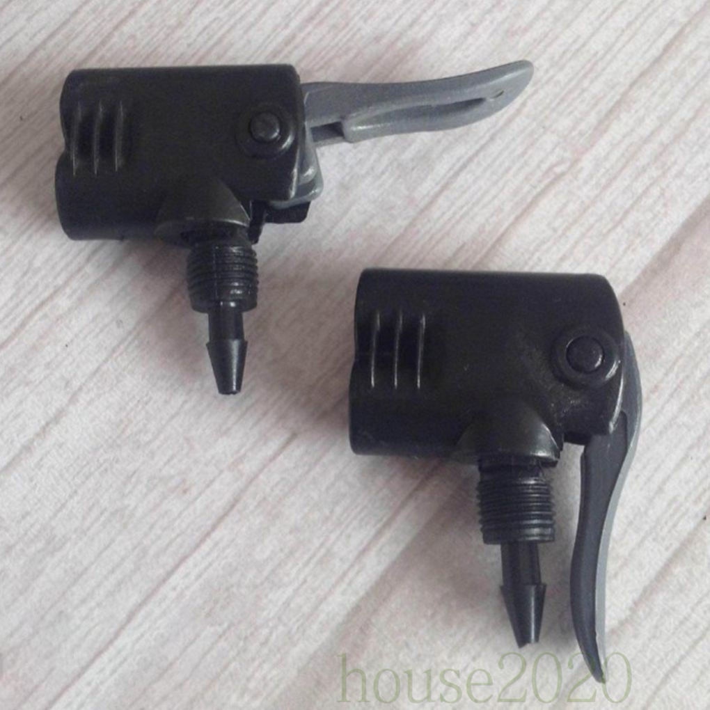 Set 2 đầu nối van bơm bằng nhựa nhỏ gọn tiện dụng để bơm hơi cho xe đạp 2020